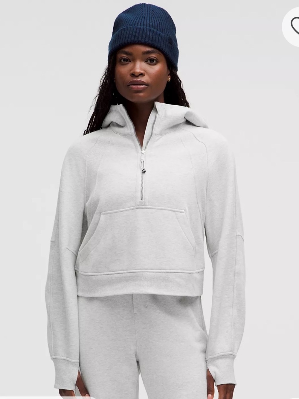 Heather grey lululemon scuba XS/ S